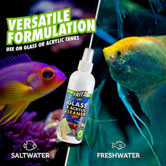 Fritz Aquatics Aquarium Glass & Acrylic Cleaner Spray For a Crystal Clear Tank (8-Ounce)