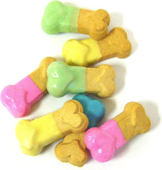 Claudia's Canine Bakery Luv Bones - Vanilla Gourmet Dog Treats - Pastels 24 ct