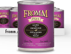 Fromm Salmon & Chicken Pate Dog Food - Premium Wet Dog Food - Salmon Recipe - Case of 12 Cans