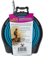 Loving Pets Travel Double Diner Dog Bowl, Blue