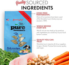 Grandma Lucy’s® Pureformance™ Freeze Dried Grain Free Fish Recipe Dog Food
