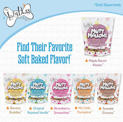 The Lazy Dog Cookie Co. Mutt Mallows Birthday Cake Soft Baked Dog Treats, Vanilla with Confetti Sprinkles, for Small, Medium and Large Dogs, Wheat-Free, Baked in The USA, 5 oz. (Pack of 1)