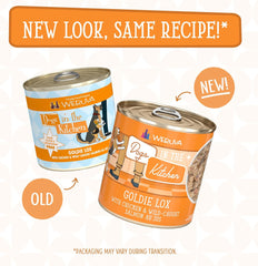 Weruva Dogs in The Kitchen, Goldie Lox with Chicken & Wild-Caught Salmon Au Jus Dog Food (Pack of 12)