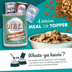 Fromm Diner Classics Paula's Chicken & Pumpkin Pate Dog Food - Premium Wet Dog Food - Chicken Recipe - Case of 12 Cans