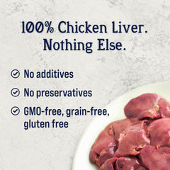 Miracle Corp - Stewart Chicken Liver Supper Sprinkles, Dog Food Toppers, Chicken Liver, 2.5 oz. Resealable Bag, Made in USA, Products for Dogs