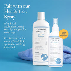 Veterinary Formula Flea and Tick Shampoo for Dogs and Cats