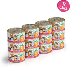 Weruva B.F.F. Play - Best Feline Friend Paté Lovers, Aw Yeah!, Tuna & Salmon Oh Snap! with Tuna & Salmon