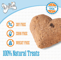 The Lazy Dog Cookie Co. Crunchy Dog Treat, Molasses Crisped Blueberry Oat, Cookies for Small, Medium and Large Dogs, Wheat-Free, Soy-Free, Corn-Free, Made in The USA, 14 oz. Box (Pack of 1)