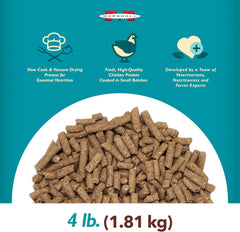 Marshall Pet Products Select Chicken Formula Premium Ferret Diet, 4 lbs – Protein-Rich Food for Balanced Nutrition, Digestive Support