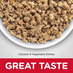 Hill's Science Diet Perfect Weight, Adult 1-6, Weight Management Support, Wet Dog Food, Chicken & Vegetables Loaf, 12.8 oz Can, Case of 12