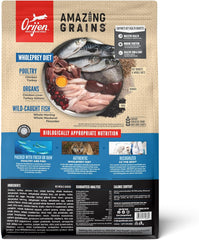 ORIJEN Amazing Grains Original Dry Dog Food, High Protein Dog Food, Fresh or Raw Ingredients