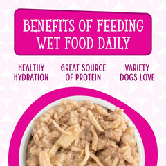 Weruva Dogs in The Kitchen, Fowl Ball with Chicken Breast & Turkey Au Jus Dog Food