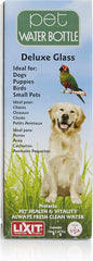 Lixit Heavy Duty Deluxe Glass Water Bottles for Birds, Dogs and Small Animals. (32oz Large Tube)