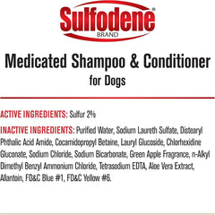 Sulfodene Medicated Shampoo & Conditioner for Dogs 12oz