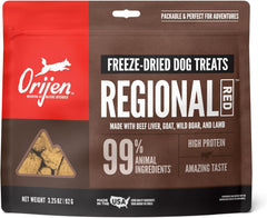 ORIJEN Freeze Dried Beef Recipe Dog Treats, WholePrey Ingredients