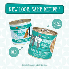 Weruva Dogs in The Kitchen, Funk in The Trunk with Chicken Breast & Pumpkin Au Jus Dog Food (Pack of 12)