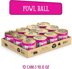 Weruva Dogs in The Kitchen, Fowl Ball with Chicken Breast & Turkey Au Jus Dog Food