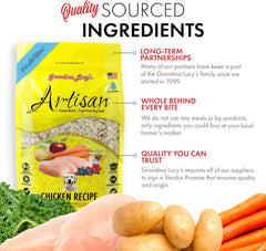 Grandma Lucy’s® Artisan™ Freeze Dried Grain Free Chicken Recipe Dog Food