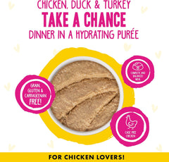 Weruva B.F.F. Play - Best Feline Friend Paté Lovers, Aw Yeah!, Chicken, Duck & Turkey Take a Chance with Chicken, Duck & Turke