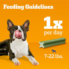 PEDIGREE DENTASTIX Dental Dog Treats for Small Dogs Fresh Flavor Dental Bones, 12.66 oz. Pack (51 Treats)