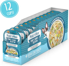 Weruva Meals 'n More Natural Wet Dog Food, Funky Chunky Plus Skin & Coat Health (Pack of 12)