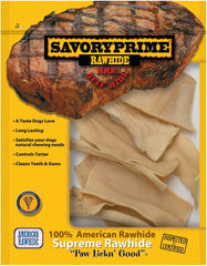 Savory Prime Rawhide Chips, 4-Ounce