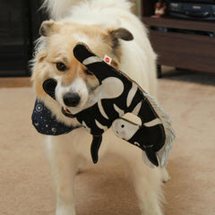 SPOT Dura-Fused Colors - Colorful Leather Dog Toys with Squeaker, Made with Real Leather and Jute Fabric, Durable Stuffed Toy for Dogs and Puppies