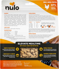 Nulo Freeze-Dried Raw Chicken Recipe with Blueberries Complete and Balanced Dry Dog Food Kibble