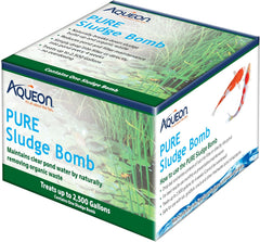Aqueon Pure Outdoor Pond Natural Cleaning Sludge Bomb for Organic Waste, for Up to 2,500 Gallons