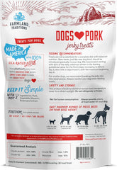 Farmland Traditions New Filler Free Dogs Love Pork Premium Jerky Treats for Dogs