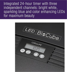 Coralife LED BioCube Aquarium Fish Tank Kit for Saltwater, Marine, Reef or Live Plants