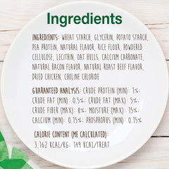 Nylabone Healthy Edibles Natural Dog Chews Long Lasting Bacon Flavor Treats for Dogs