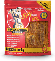 Savory Prime Chicken Jerky for Dogs