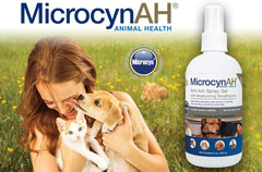 MicrocynAH Anti-Itch Spray Gel with Moisturizing Dimethicone for Dogs| Non-Toxic Spray Formulated to Sooth | Veterinarian Recommeneded Non-Toxic Formula