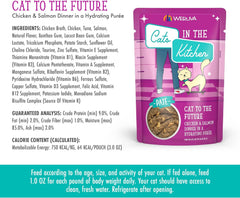 Weruva Cats in The Kitchen Slide N' Serve Grain-Free Natural Wet Pate Cat Food Pouches, Cat to The Future
