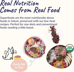 kin+kind Natural Cranberry Supplement Powder for Dogs&Cats - Boost Healthy Immunity and Bladder Support with Organic Formula - Organic Cranberry, Blueberry and Coconut