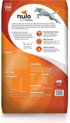 Nulo Frontrunner Dry Dog Food for Adult Dogs - Grain Inclusive Recipe with Turkey, Trout, & Spelt - All Natural with High Taurine Levels - Animal Protein for Lean Strong Muscles, Orange
