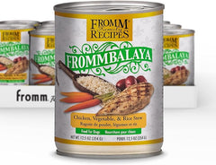 Fromm Frommbalaya Chicken, Vegetable, & Rice Stew Dog Food - Premium Wet Dog Food - Chicken Recipe - Case of 12 Cans