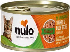 Nulo Freestyle Turkey & Duck Minced Wet Canned Cat Food, 3 Ounce (Pack of 24)