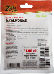 Zilla Reptile Munchies Mealworm .5 Ounces