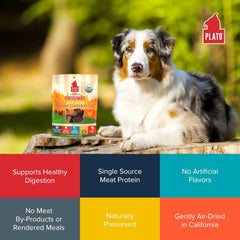 PLATO Original Real Strips Organic Chicken