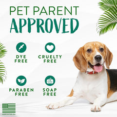 TropiClean Watermelon Dog Wipes for Paws and Butt | Deep Cleaning Dog Grooming Wipes | Safe for The Face | Cat Friendly | 14 oz