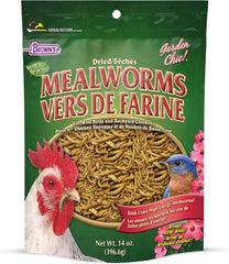 F.M. Brown's 14 oz Garden Chic Dried Mealworms for Wild Birds and Chickens