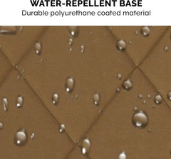 Furhaven Dog Bed for Large/Medium Dogs, 100% Washable, Sized to Fit Crates - Sherpa Fleece Bolster Crate Pad - Cream