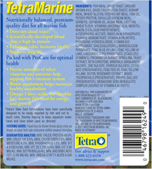 TetraMarine Large Saltwater Flakes, Nutritionally Balanced Fish Food for Saltwater Fish, 5.65 oz