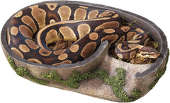 Zilla Pet Terrarium Rock Lair, Reptile Hide for Lizards, Snakes and More,