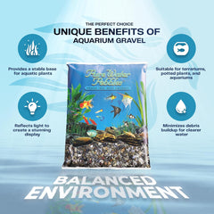 River Jack Aquarium Gravel - Non-Toxic, Colorfast, Vibrant Substrate for Aquariums, Terrariums, Ponds & Crafts