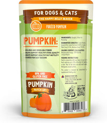 Weruva Pumpkin Patch Up! Pumpkin Puree Pet Food Supplement for Dogs & Cats (Pack of 12)