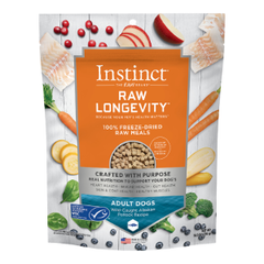 INSTINCT DOG LONGEVITY FREEZE-DRIED GRAIN FREE POLLOCK 14OZ