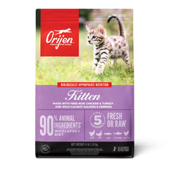 ORIJEN Dry Kitten Food, Grain Free Food for Kittens, with WholePrey Ingredients